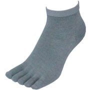 5本指ショートソックス 5F-SLG LIGHT GREY L(28-30cm） [アウトドア ソックス]