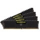 VENGEANCE LPX DDR4 UDIMM 128GB （32GBx4） DDR4-3200 （PC4-25600） CL16/1.35V XMP2.0 Black CMK128GX4M4E3200C16