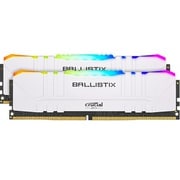 Ballistix White RGB 2x8GB (16GB Kit) DDR4 3000MT/s CL15 Unbuffered DIMM 288pin White RGB BL2K8G30C15U4WL