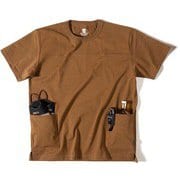 POCKET TEE GSC-23 MD.BROWN Lサイズ [アウトドア カットソー メンズ]
