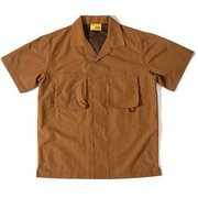 SUPPLEX CAMP SHIRT GSS-30 MD.BROWN XLサイズ [アウトドア シャツ メンズ]