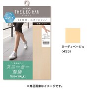 THE LEG BAR CARE+ デオドラント ストッキング 1足 M-L 433 ヌーディベージュ FP5051-ML-433