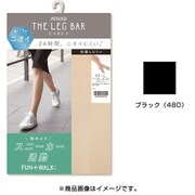 THE LEG BAR CARE+ デオドラント ストッキング 1足 M-L 480 ブラック FP5051-ML-480