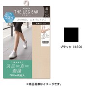 THE LEG BAR CARE+ デオドラント 着圧 ストッキング 1足 M-L 480 ブラック FP6024-ML-480