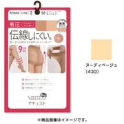 ナチュスト 引き締めて伝線しにくい 着圧 ストッキング 3足組 M-L 433 ヌーディベージュ FP10713P-ML-433