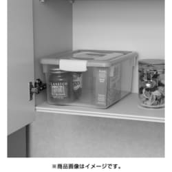 ■JEJアステージ オリオンL シボ ホワイト 129145(4673332)×12[送料別途見積り][法人・事業所限定][外直送] ｜JEJアステージ(JEJ Astage) 収納ボックス 衣類収納 日本製