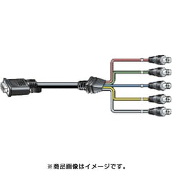 D-SUB15P（オス）-BNC（メス） 10m 5VDS10A-J1.5C