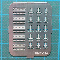 HME-014 1/24・1/25用 タイヤ・ウエイトセット [エッチングパーツ]