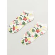 4JQP0104 ボタニーアロハ ソックス OFF WHITE