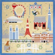 ぽちのお散歩 小風呂敷 東京 [風呂敷]