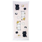 いろは てぬぐいタオル ねこ