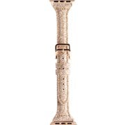 WB-4206 [Apple Watch 38mm/40mm 用 本革バンド GLITTER ROSE GOLD]