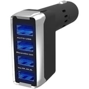 DC カーチャージャー 9.6A リバーシブルUSB 4ポート 自動識別IC搭載 DC-023