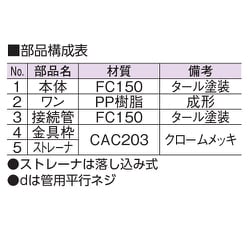 ヨドバシ.com - アウス D-5B 40 防水用床排水トラップ 通販【全品無料