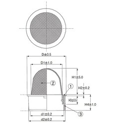 ヨドバシ.com - アウス D-3BQ-PU 50 山形防虫目皿 通販【全品無料配達】