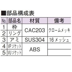 ヨドバシ.com - アウス D-3BZ-PU 125 脱着式防虫目皿 通販【全品無料配達】