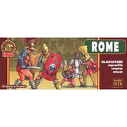RU72010 古代ローマ・グラジエイター・16ポーズ24体 [1/72スケール プラモデル]