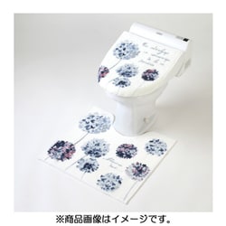トイレマット&トイレフタカバー 2点セット ラネージュ 兼用