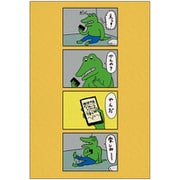 100日後に死ぬワニ ポストカード6 [キャラクターグッズ]
