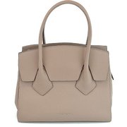 MAURA（マウラ） レザーフラップハンドバッグ ベージュ