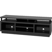 オープンテレビ台 ミドルタイプ ブラック OTS-125M-B