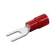 HC-TMEX-1.25Y-3.5-RED [銅線用環境配慮形絶縁被覆付圧着端子 Y形 10コ 電設配線部品接続端子]
