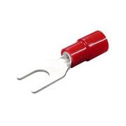 HC-TMEX-1.25Y-4S-RED [銅線用環境配慮形絶縁被覆付圧着端子 Y形 10コ 電設配線部品接続端子]
