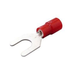 HC-TMEX-1.25Y-5-RED [銅線用環境配慮形絶縁被覆付圧着端子 Y形 10コ 電設配線部品接続端子]