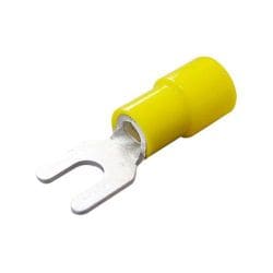 HC-TMEX-5.5Y-4-YEL [銅線用環境配慮形絶縁被覆付圧着端子 Y形 5コ 電設配線部品接続端子]