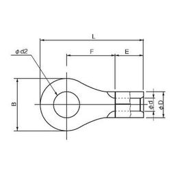 ヨドバシ.com - ニチフ端子工業 NICHIFU R 5.5-8S 100P [銅線用 裸圧着