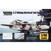 WOLWP48226 S-3 ヴァイキング 垂直尾翼 折り畳みセット 1/48 イタレリ用 [1/48スケール レジン製ディティールアップパーツ]