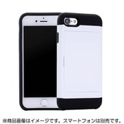 YHDSCC19D-WH [iPhone SE（第2世代） 4.7インチ用 スライドカードケース ホワイト]