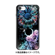 ghp7053-bk-b-ipse2 [iPhone SE（第2世代）/8/7 4.7インチ用 ガラスハイブリッドケース 幻想デザイン B ステンドグラスローズ]