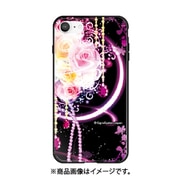 ghp7053-bk-h-ipse2 [iPhone SE（第2世代）/8/7 4.7インチ用 ガラスハイブリッドケース 幻想デザイン H 幻想ピンクローズ]