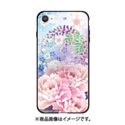 ghp7053-bk-q-ipse2 [iPhone SE（第2世代）/8/7 4.7インチ用 ガラスハイブリッドケース 幻想デザイン Q 明彩花吹雪]