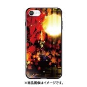 ghp7053-bk-r-ipse2 [iPhone SE（第2世代）/8/7 4.7インチ用 ガラスハイブリッドケース 幻想デザイン R 満月と紅葉]