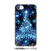 ghp7053-bk-s-ipse2 [iPhone SE（第2世代）/8/7 4.7インチ用 ガラスハイブリッドケース 幻想デザイン S ブルーツリー]