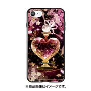 ghp7053-bk-t-ipse2 [iPhone SE（第2世代）/8/7 4.7インチ用 ガラスハイブリッドケース 幻想デザイン T ピンクボトル]