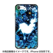 ghp7053-bk-w-ipse2 [iPhone SE（第2世代）/8/7 4.7インチ用 ガラスハイブリッドケース 幻想デザイン W クリスタルブルーアリス]