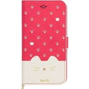 iP20SP-MIN05 [iPhone SE（第2世代）/8/7/6s/6 4.7インチ用 手帳型ケース Minette ビビットピンク]