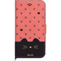 iP20SP-MIN07 [iPhone SE（第2世代）/8/7/6s/6 4.7インチ用 手帳型ケース Minette ピンク/ブラック]