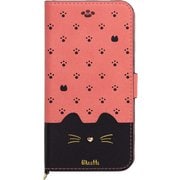 iP20SP-MIN07 [iPhone SE（第2世代）/8/7/6s/6 4.7インチ用 手帳型ケース Minette ピンク/ブラック]