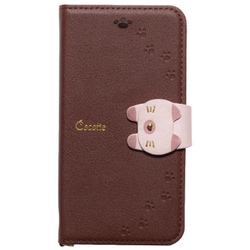 iP20SP-COT07 [iPhone SE（第2世代）/8/7/6s/6 4.7インチ用 手帳型ケース Cocotte ブラウン]