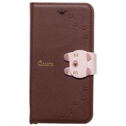 iP20SP-COT07 [iPhone SE（第2世代）/8/7/6s/6 4.7インチ用 手帳型ケース Cocotte ブラウン]