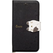 iP20SP-COT08 [iPhone SE（第2世代）/8/7/6s/6 4.7インチ用 手帳型ケース Cocotte ブラック]
