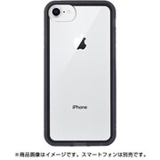 iP20SP-HYS02 [iPhone SE（第2世代）/8/7/6s/6 4.7インチ用 HYBRID SQUARE ケース クリア ブラック]