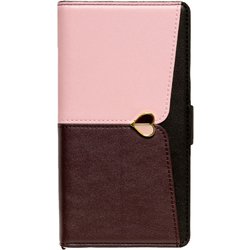 iP20SP-JUDY02 [iPhone SE（第2世代）/8/7/6s/6 4.7インチ用 JUDY 手帳型ケース ピンク/ブラウン]
