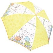 キャラクター 生地傘 55cm ジャンプ 長傘 ガールズ すみっコぐらし フラワー 35110