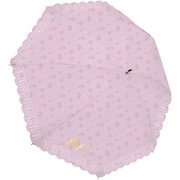 晴雨兼用 エンボス 50cm 手開き 長傘 ガールズ アリス ピンク 98052
