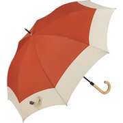 D-601126 [Jump バイカラー 63cm ジャンプ 長傘 ユニセックス オレンジ]